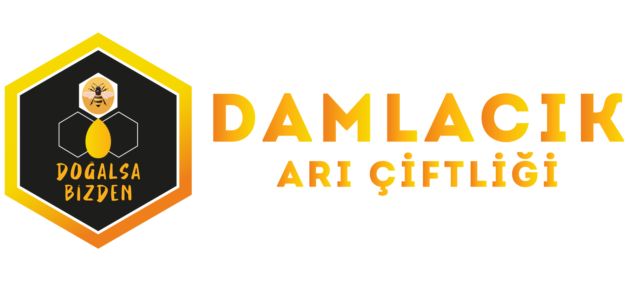 2005’ten beri İzmir’de doğal ve katkısız bal üreten Damlacık Arı Çiftliği logosu
